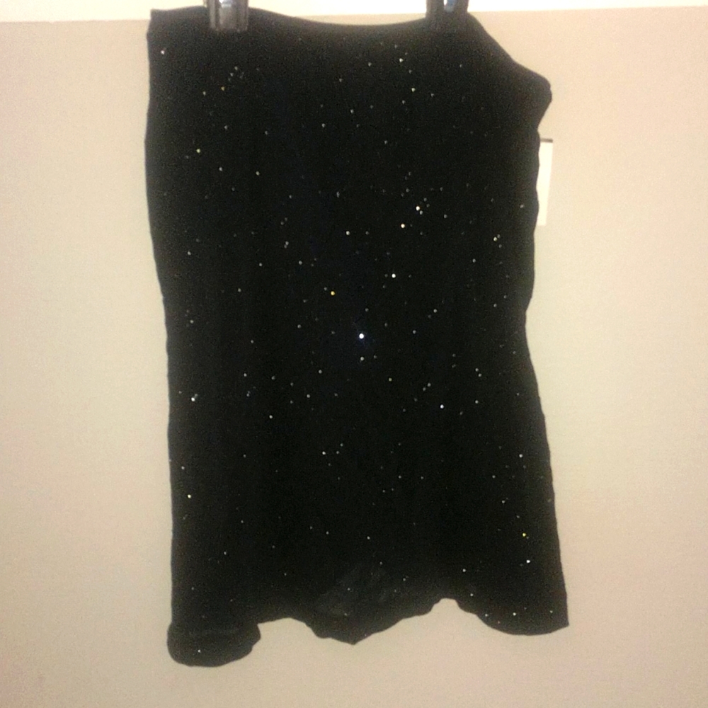 Maternity Black sparkle skirt